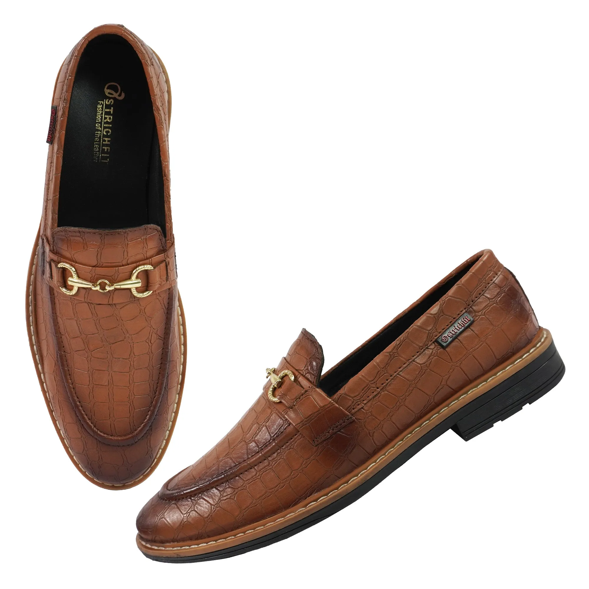MEN  LEATHER LOAFER  WITH DOUBLE STITCHED WELTS ART NO OF-3752