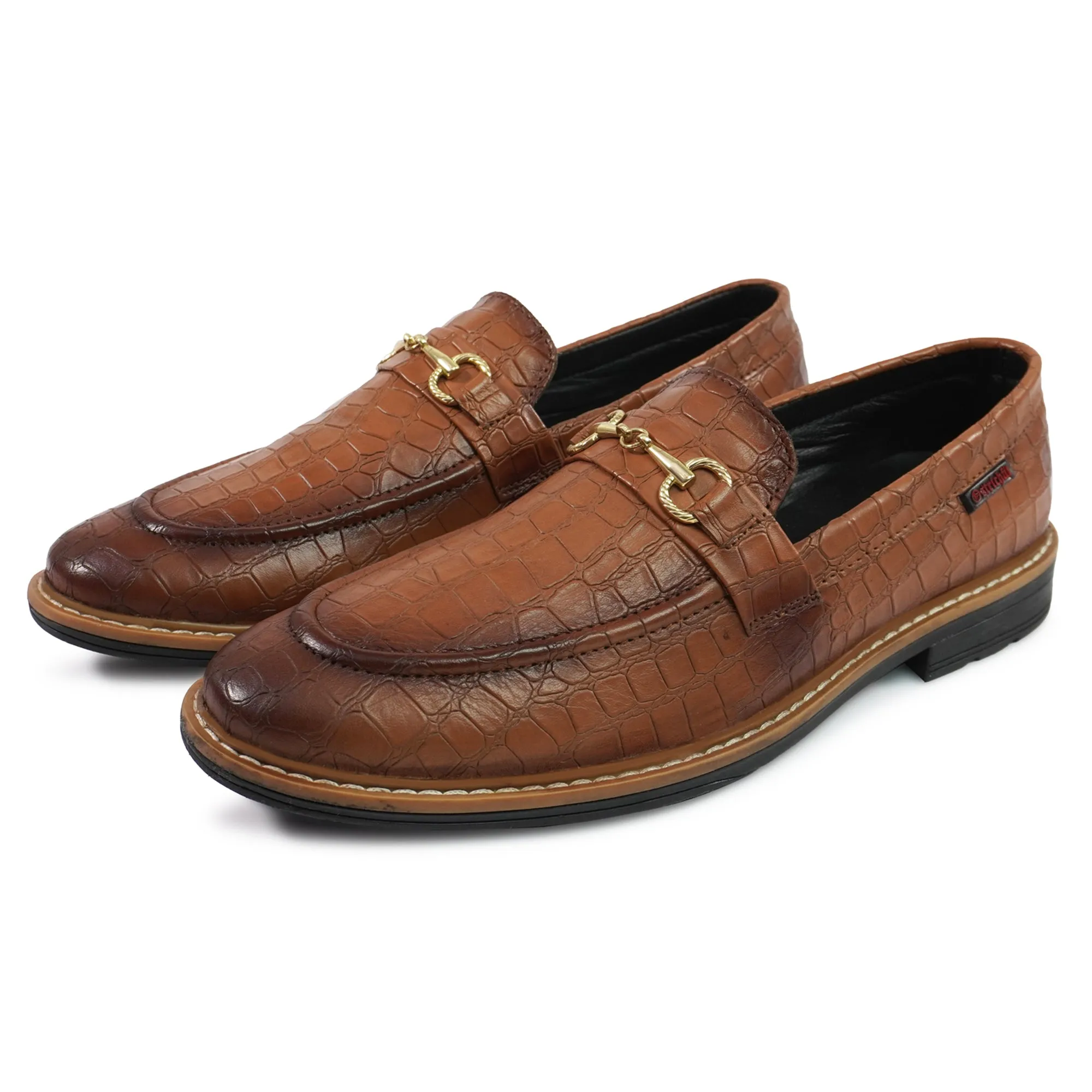 MEN  LEATHER LOAFER  WITH DOUBLE STITCHED WELTS ART NO OF-3752