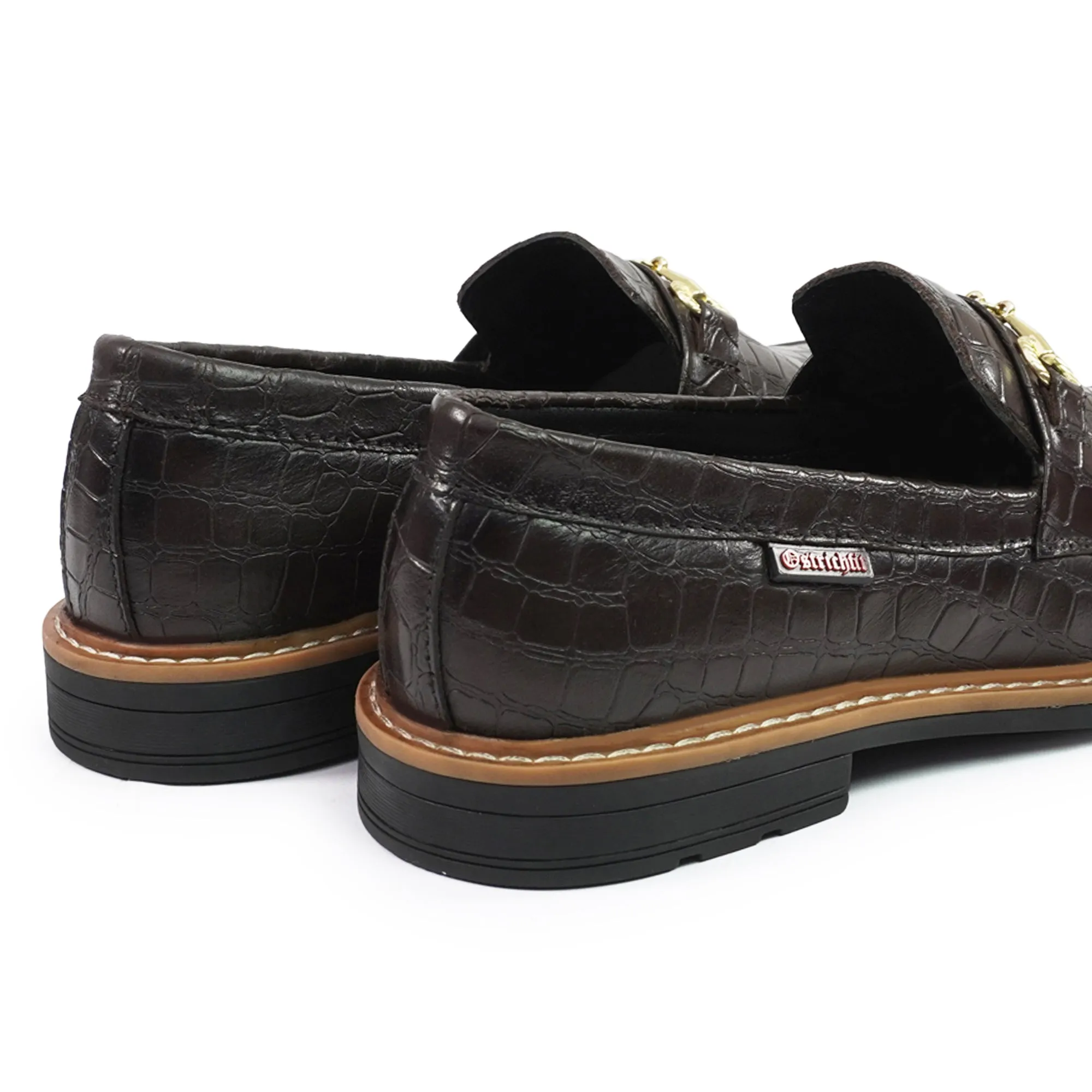 MEN  LEATHER LOAFER  WITH DOUBLE STITCHED WELTS ART NO OF-3752