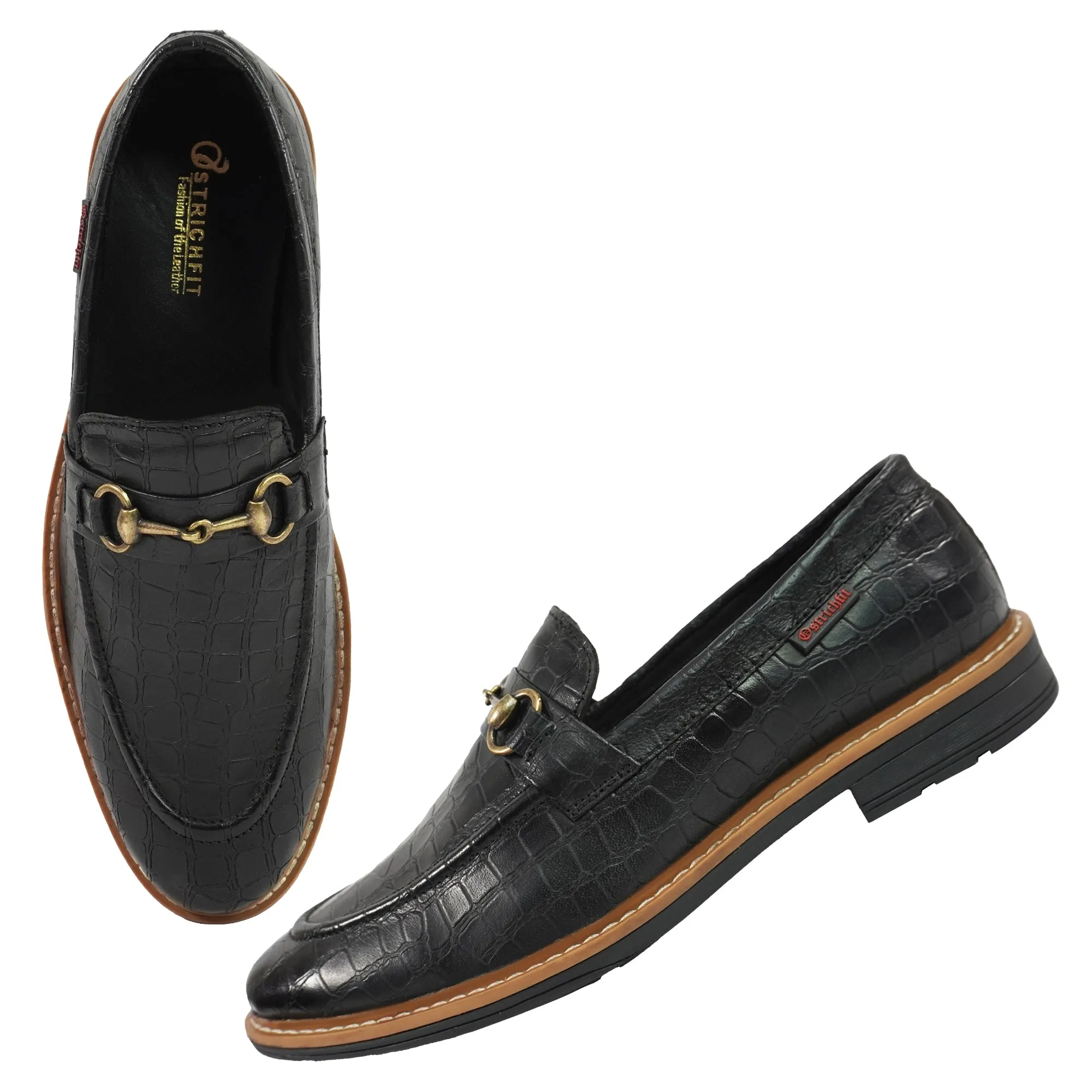 MEN  LEATHER LOAFER  WITH DOUBLE STITCHED WELTS ART NO OF-3752