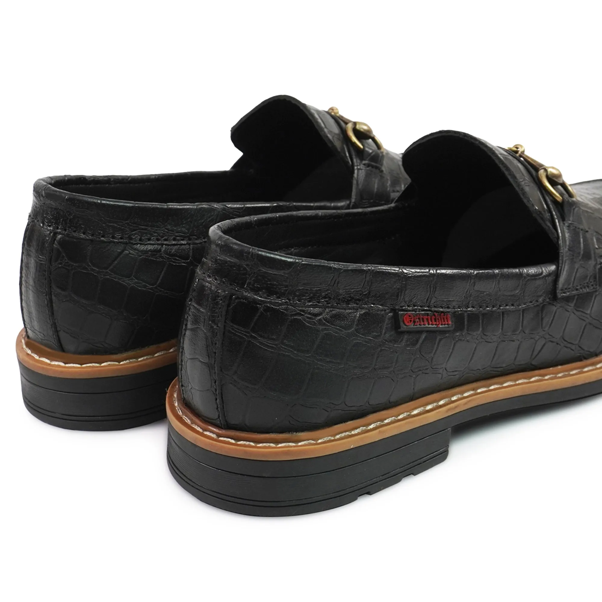 MEN  LEATHER LOAFER  WITH DOUBLE STITCHED WELTS ART NO OF-3752