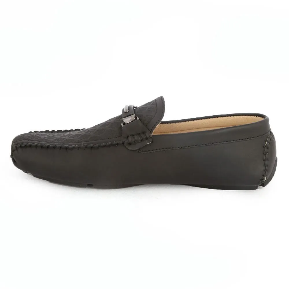 Men's Loafer Shoes (HM180805-1) -  Black - Black