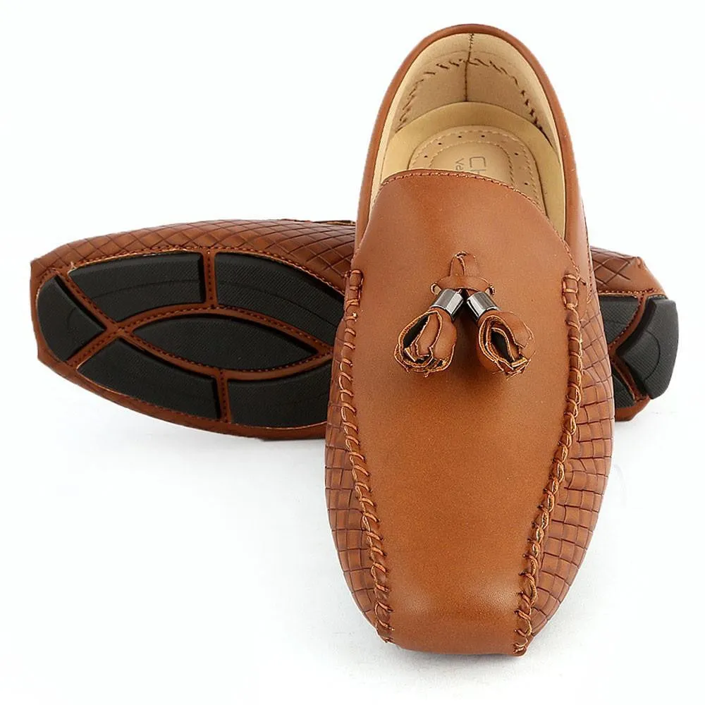 Men's Loafer Shoes (HM180805-3) -  Brown