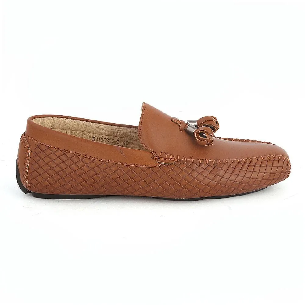 Men's Loafer Shoes (HM180805-3) -  Brown