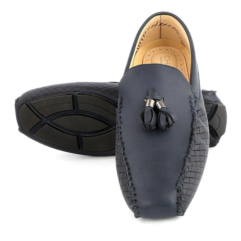 Men's Loafer Shoes (HM180805-3) -  Navy Blue - Navy/Blue