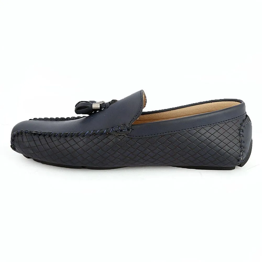 Men's Loafer Shoes (HM180805-3) -  Navy Blue - Navy/Blue