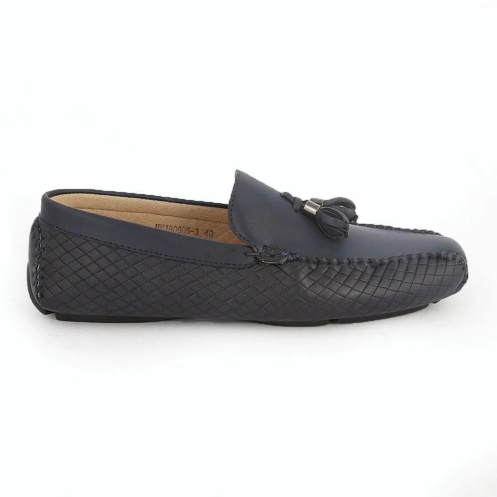 Men's Loafer Shoes (HM180805-3) -  Navy Blue - Navy/Blue