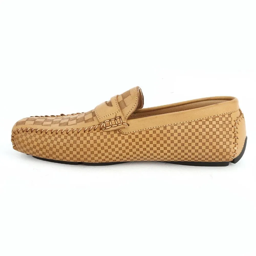 Men's Loafer Shoes (HM180805-4) -  Beige