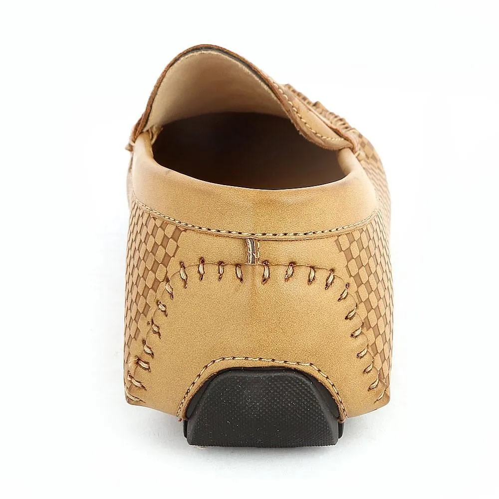Men's Loafer Shoes (HM180805-4) -  Beige
