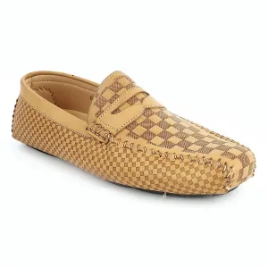 Men's Loafer Shoes (HM180805-4) -  Beige