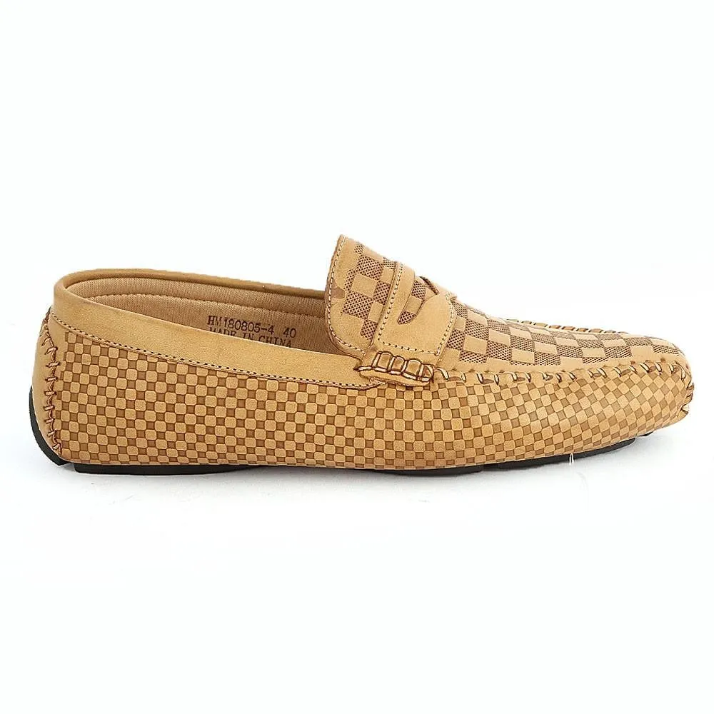 Men's Loafer Shoes (HM180805-4) -  Beige