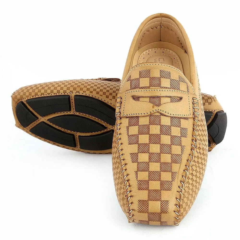 Men's Loafer Shoes (HM180805-4) -  Beige