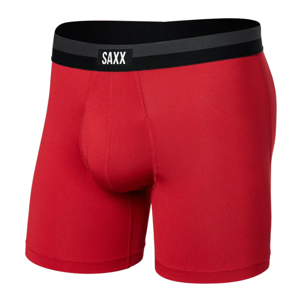 Men's Sport Mesh Boxer Briefs Fly