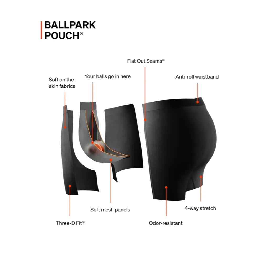 Men's Sport Mesh Boxer Briefs Fly