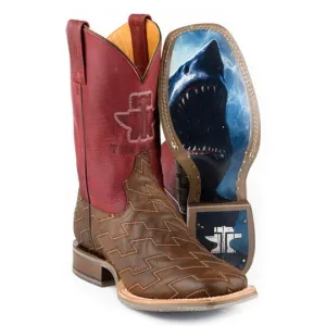 Men's Tin Haul Every Inch Way Boots with Sharkbite Sole Handcrafted Brown