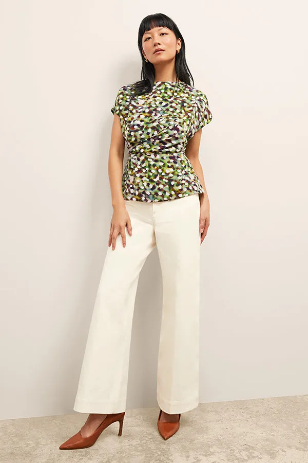 Milo Wide-Leg Jean - Eco Better Than Denim :: Bright Ivory