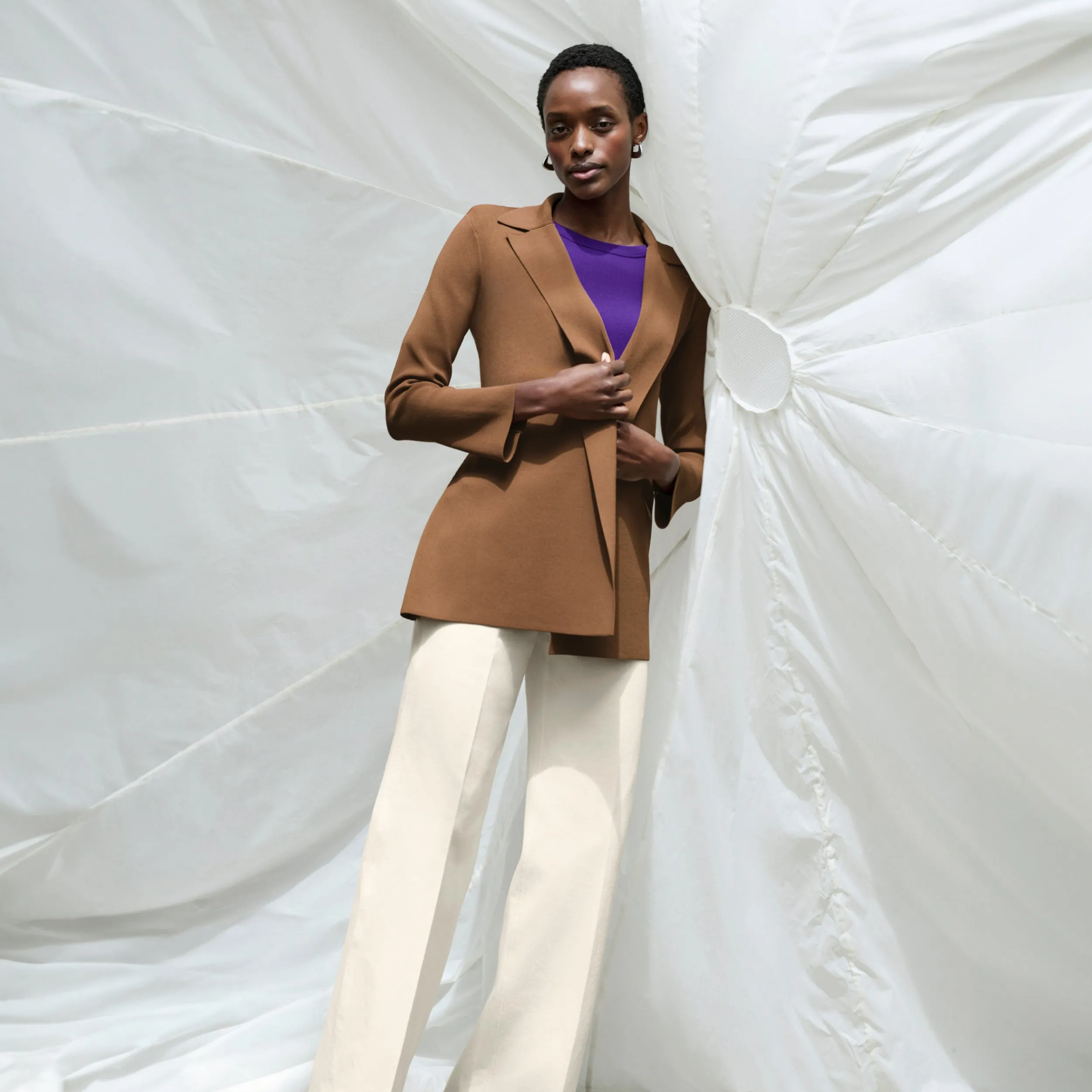 Milo Wide-Leg Jean - Eco Better Than Denim :: Bright Ivory
