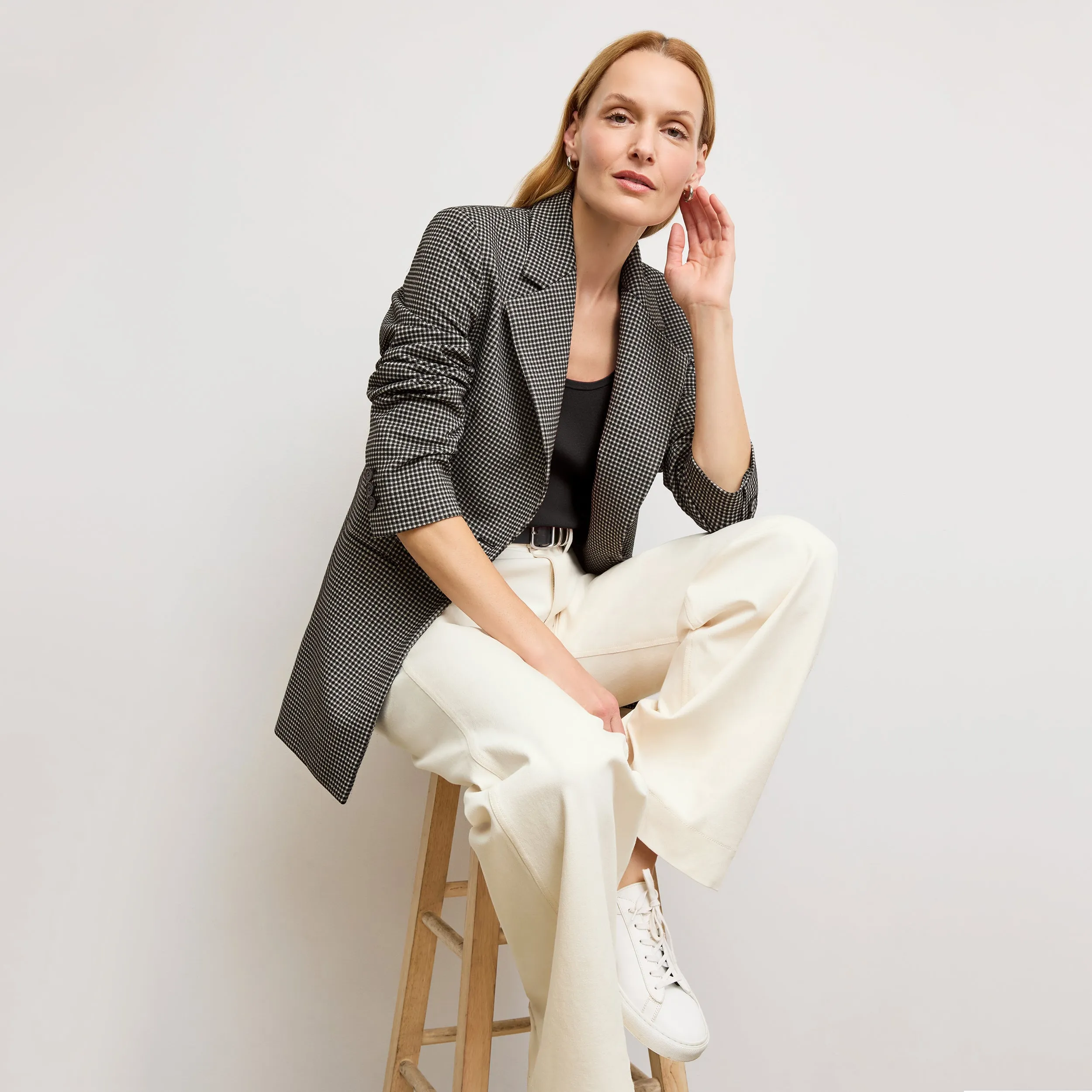 Milo Wide-Leg Jean - Eco Better Than Denim :: Bright Ivory