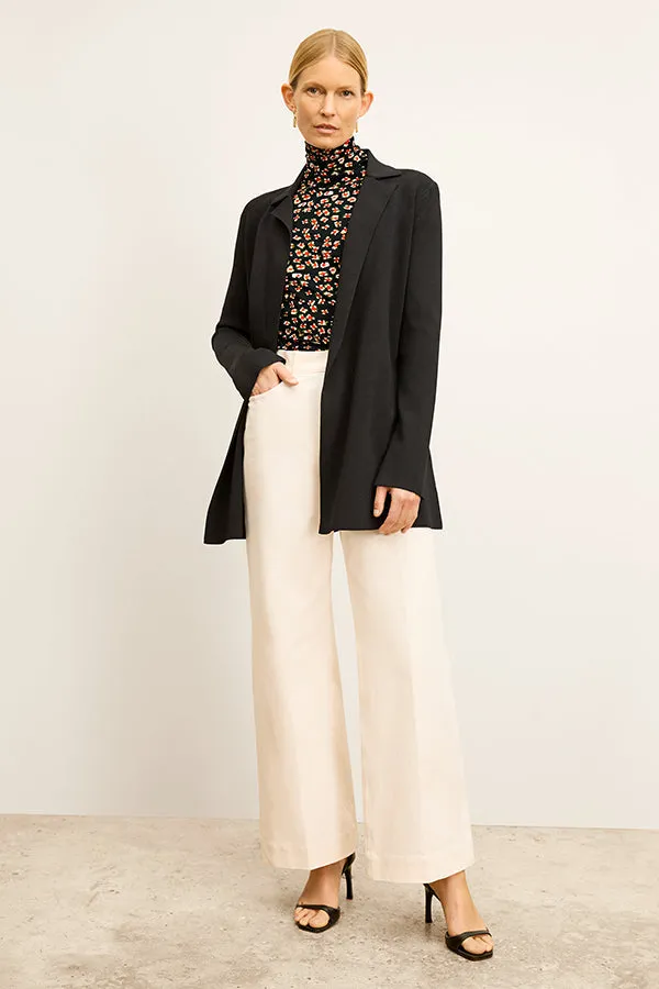 Milo Wide-Leg Jean - Eco Better Than Denim :: Bright Ivory