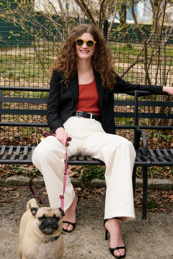 Milo Wide-Leg Jean - Eco Better Than Denim :: Bright Ivory