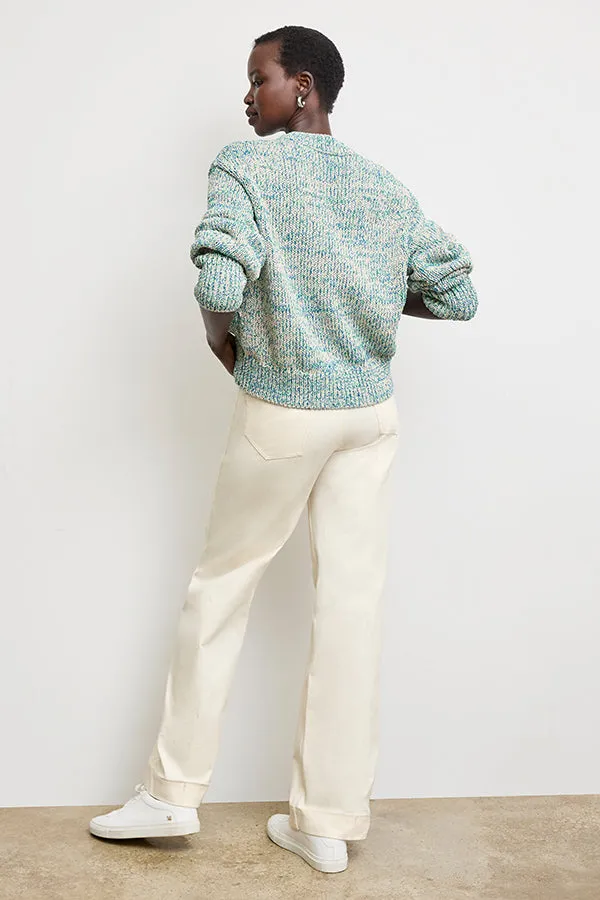 Milo Wide-Leg Jean - Eco Better Than Denim :: Bright Ivory