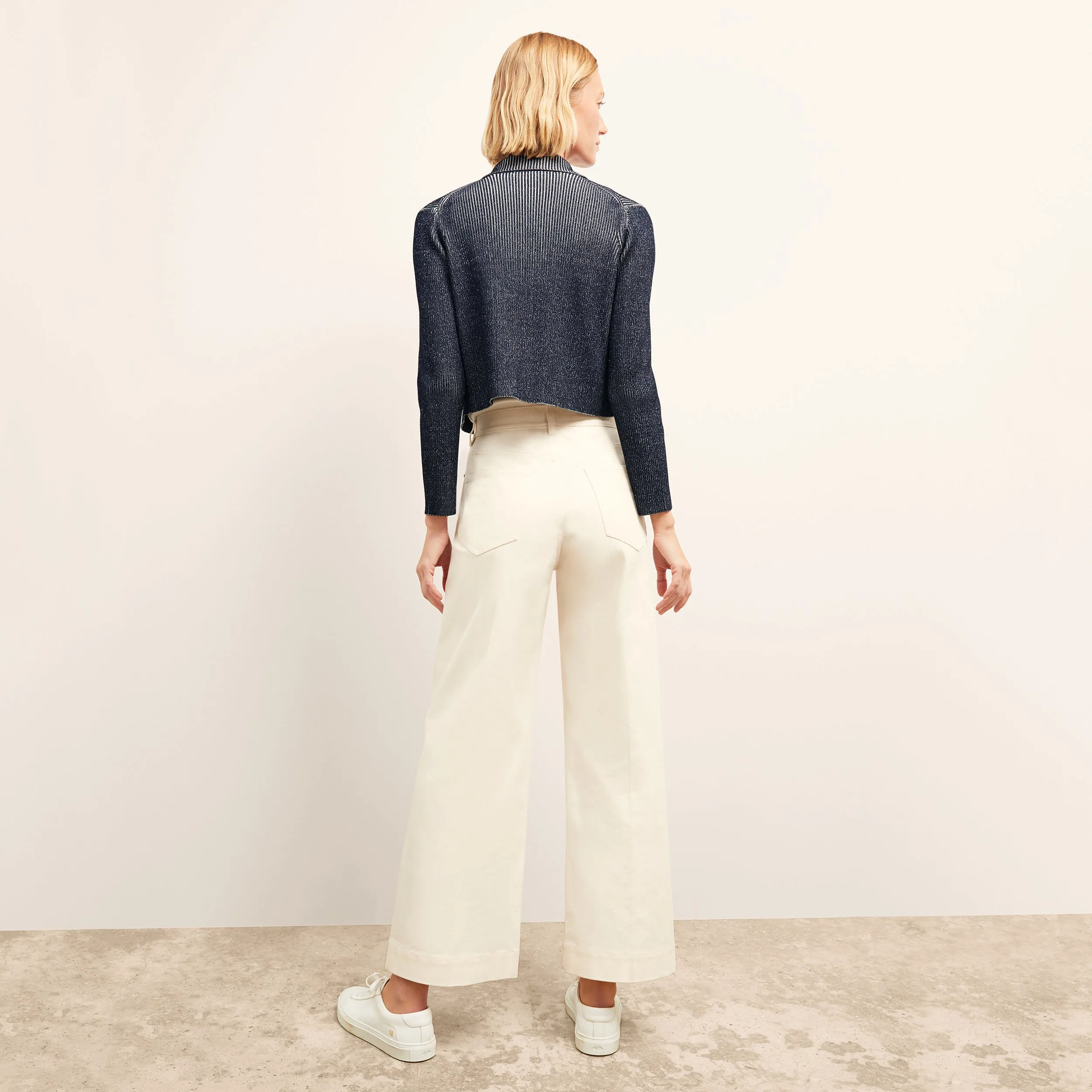Milo Wide-Leg Jean - Eco Better Than Denim :: Bright Ivory