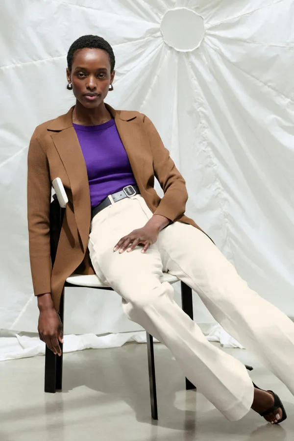 Milo Wide-Leg Jean - Eco Better Than Denim :: Bright Ivory