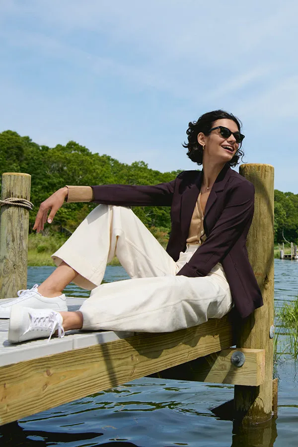 Milo Wide-Leg Jean - Eco Better Than Denim :: Bright Ivory