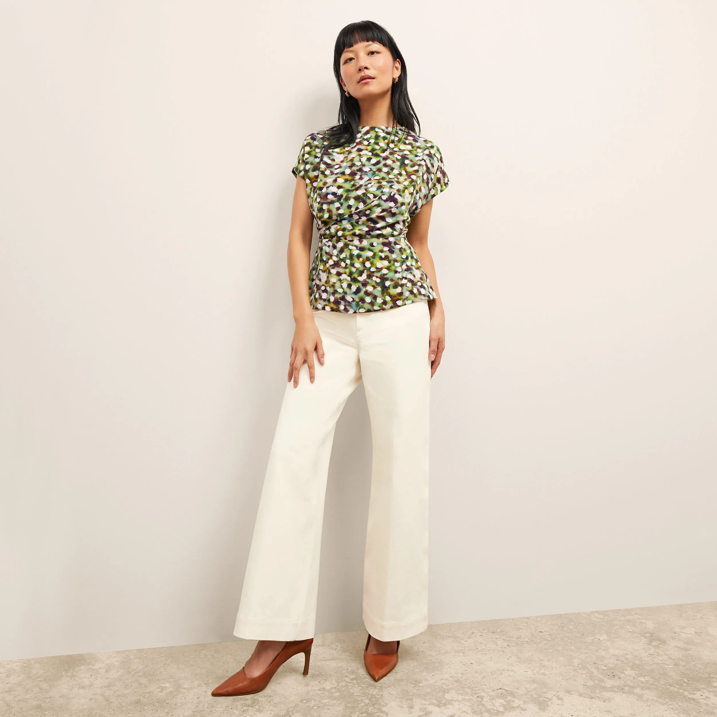Milo Wide-Leg Jean - Eco Better Than Denim :: Bright Ivory