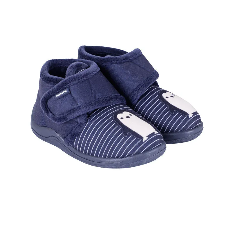 Navy Slippers