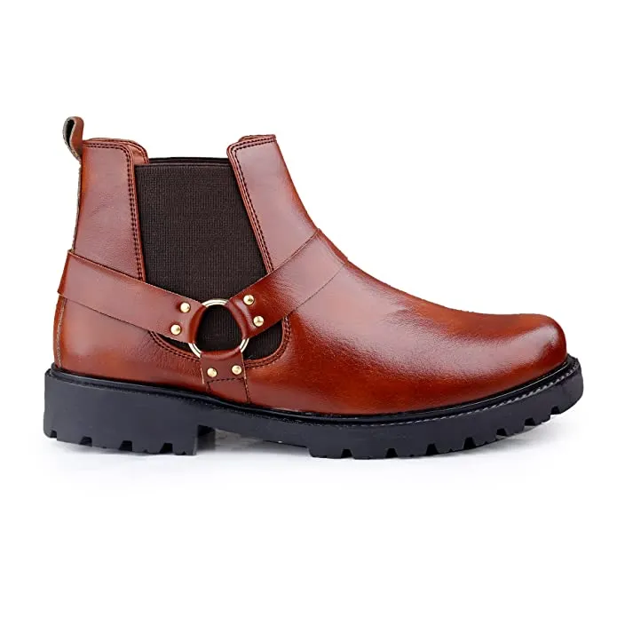 New Arrival Casual Ring Chelsea Slip-On Ankle Boot For Men's-UniqueandClassy
