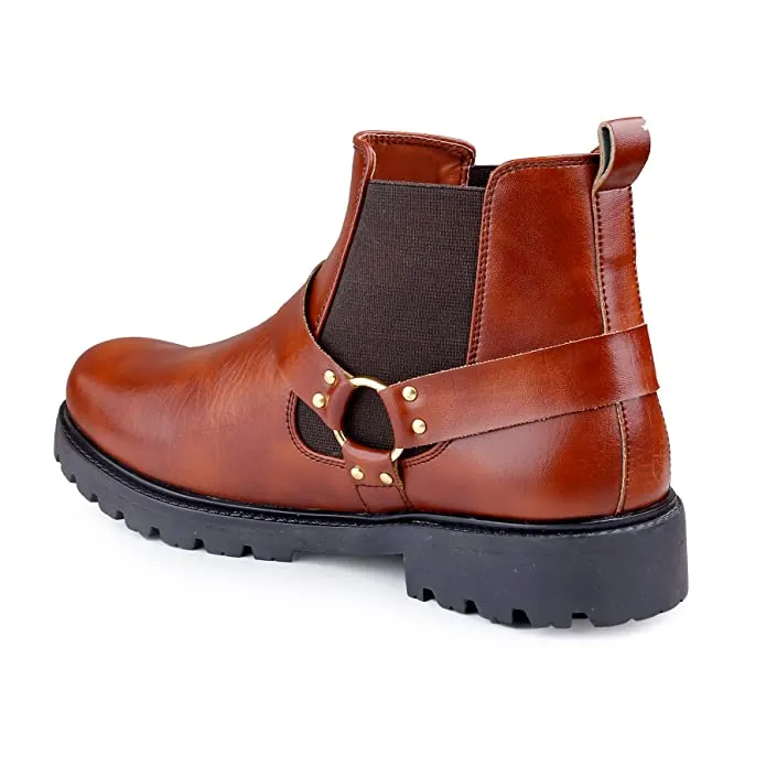 New Arrival Casual Ring Chelsea Slip-On Ankle Boot For Men's-UniqueandClassy