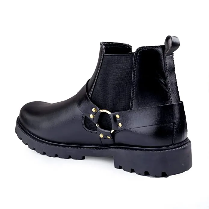 New Arrival Casual Ring Chelsea Slip-On Ankle Boot For Men's-UniqueandClassy