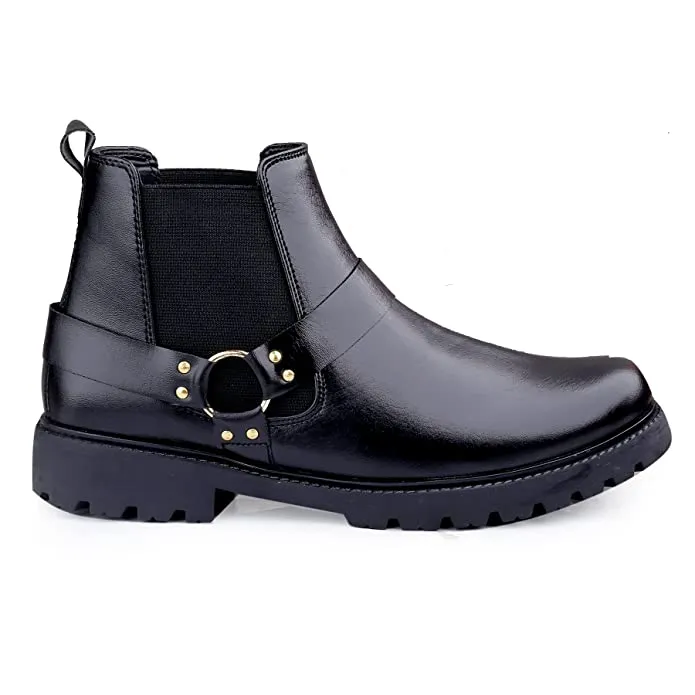 New Arrival Casual Ring Chelsea Slip-On Ankle Boot For Men's-UniqueandClassy