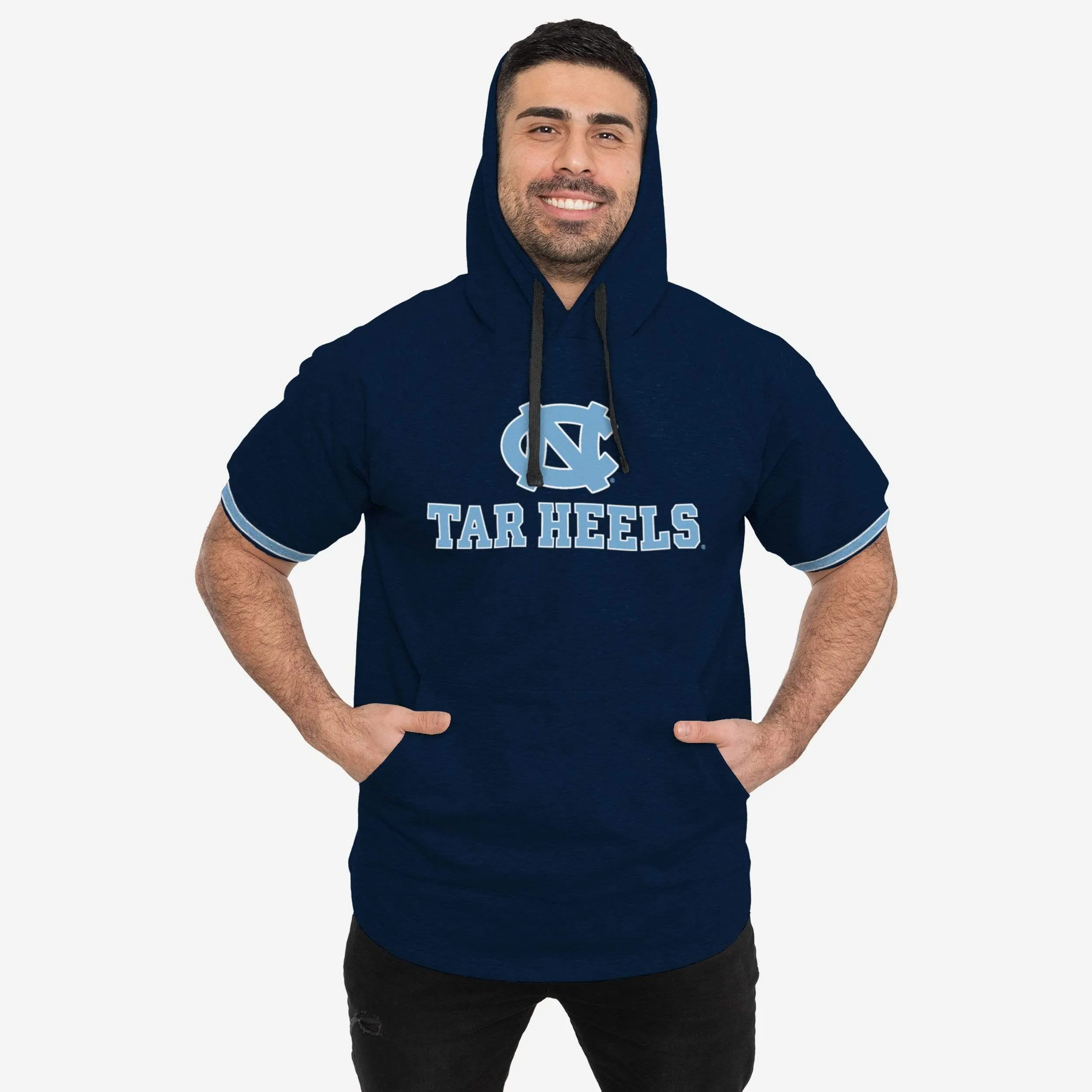 North Carolina Tar Heels Short Sleeve Hoodie