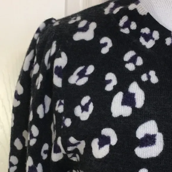 NWT! Rebecca Taylor CHEETAH PRINT PULLOVER