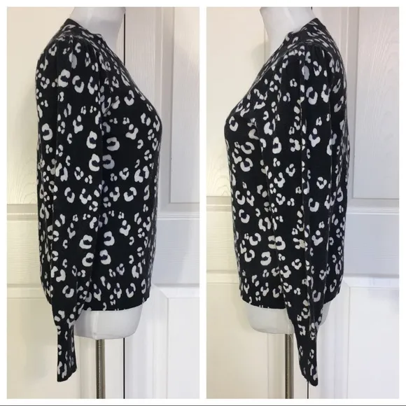 NWT! Rebecca Taylor CHEETAH PRINT PULLOVER