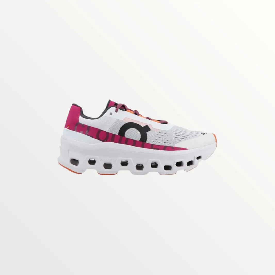 on cloud cloud monster white sneaker