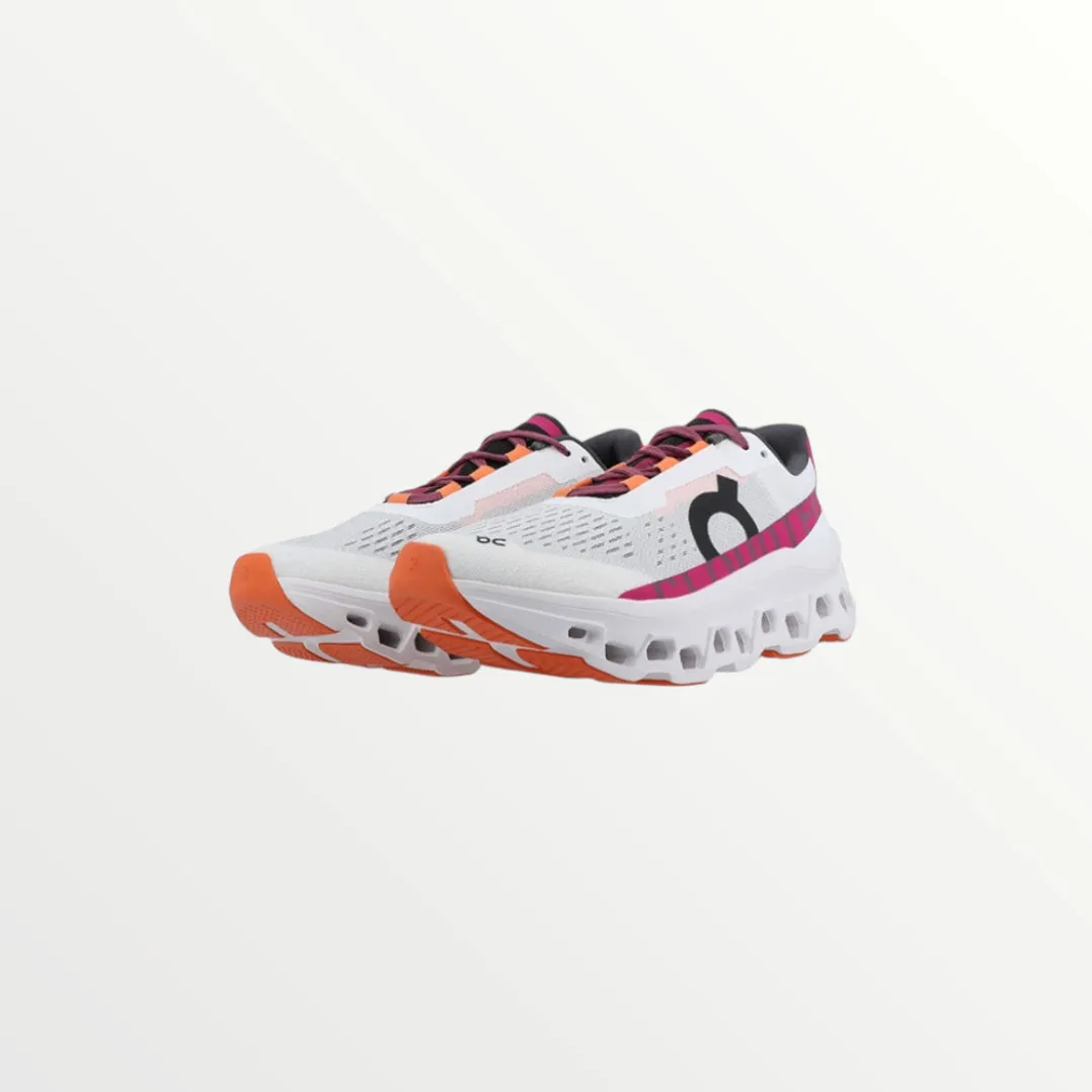 on cloud cloud monster white sneaker