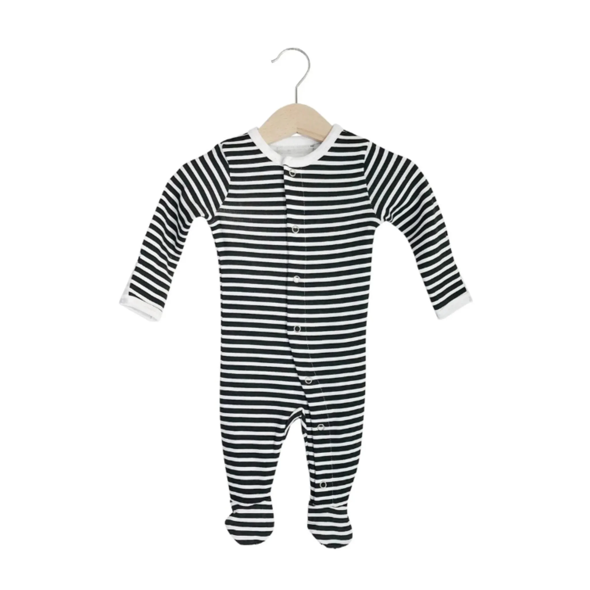 Organic Button Footie