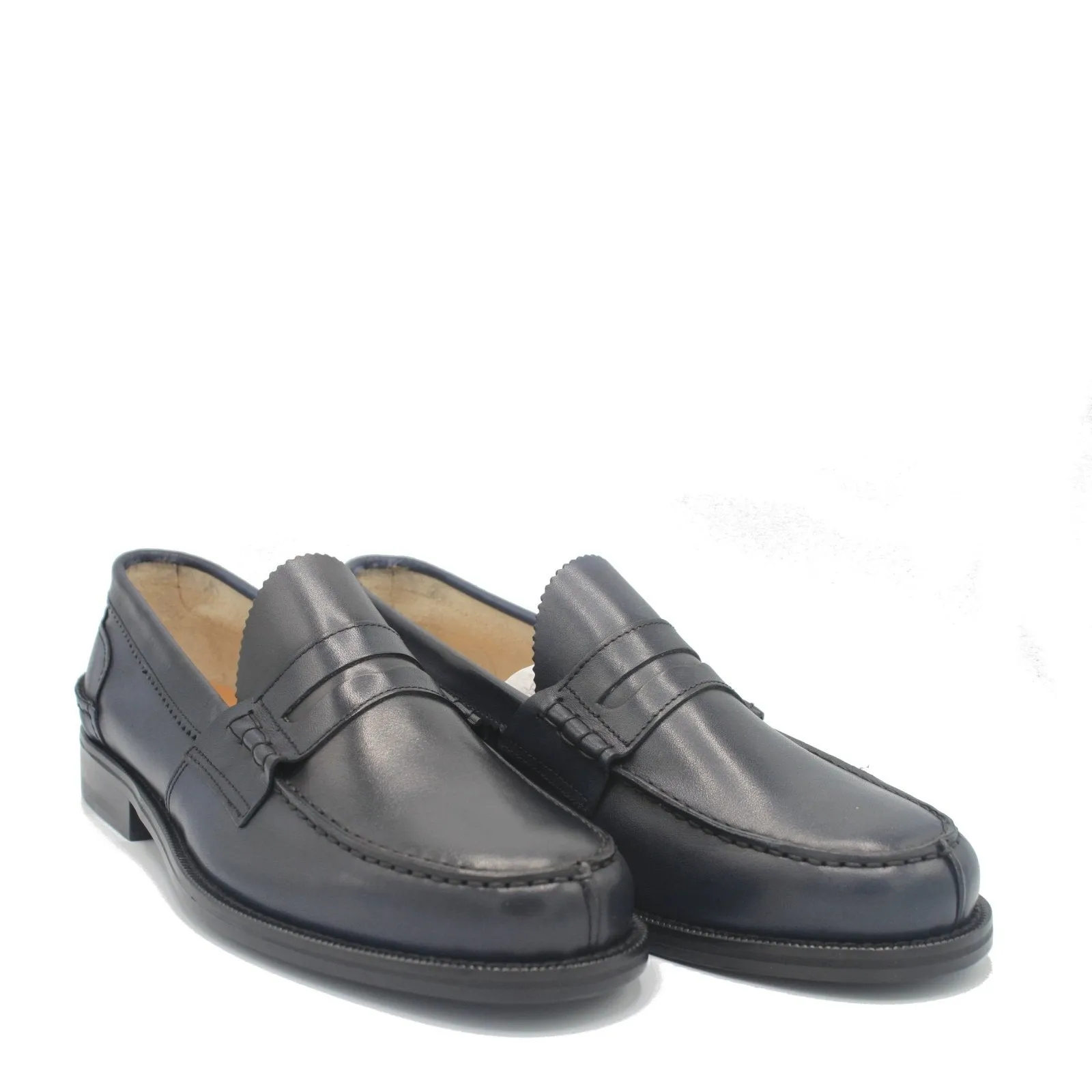 PENNY LOAFER BLUE LEATHER