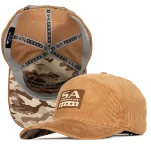 Performance Snapback | Corduroy Khaki PreOrder