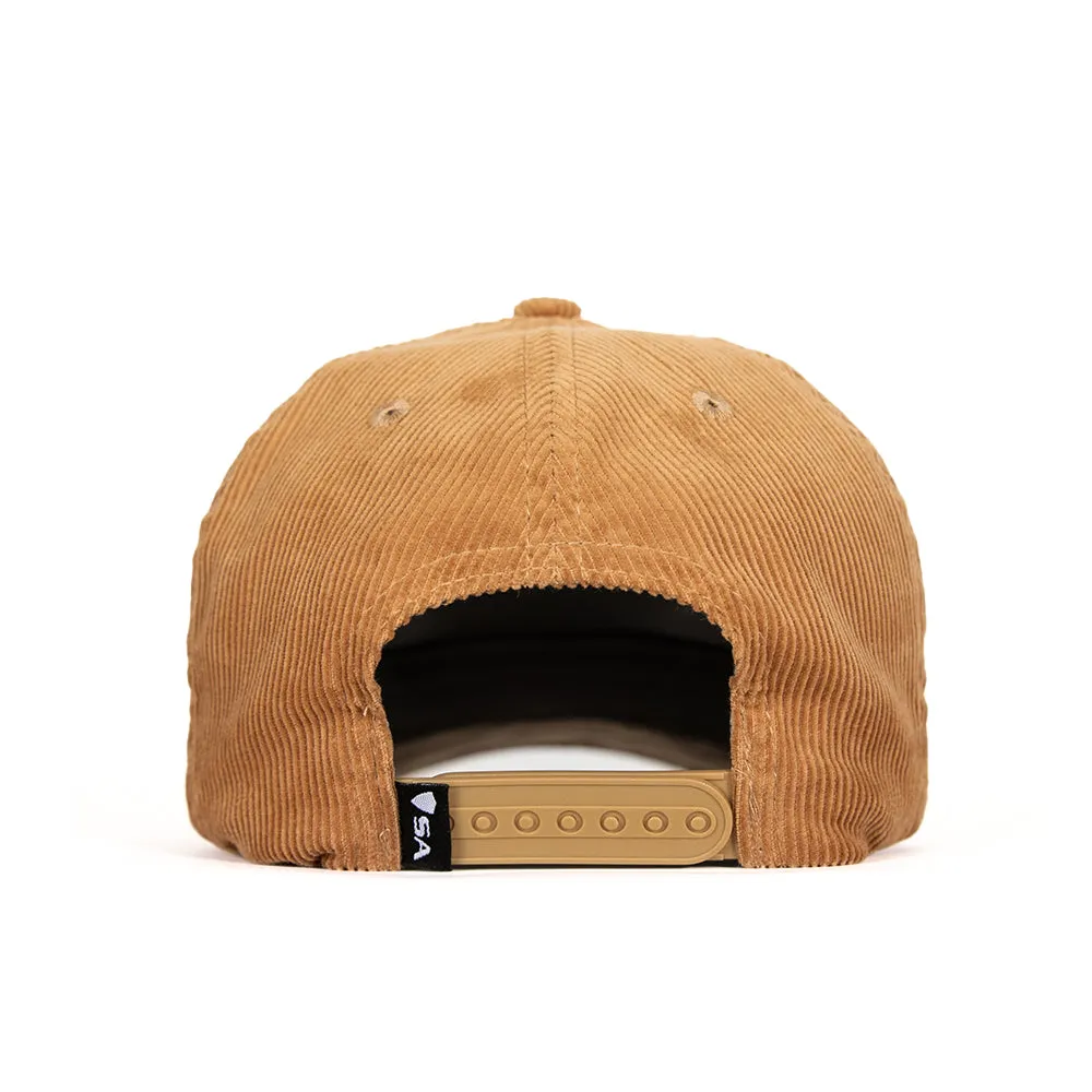 Performance Snapback | Corduroy Khaki PreOrder