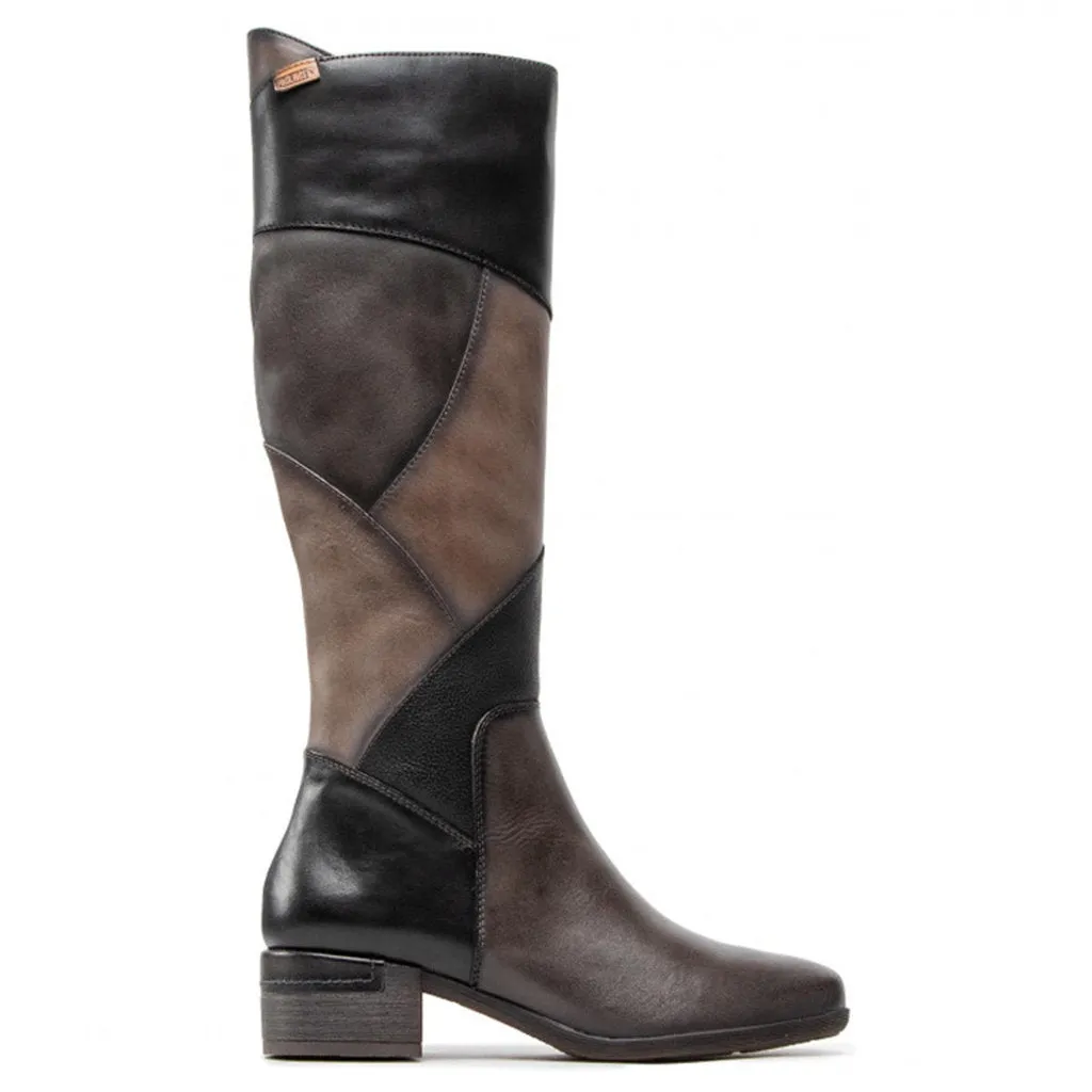 Pikolinos Malaga Calfskin Leather Women's Zip Up Knee High Boots