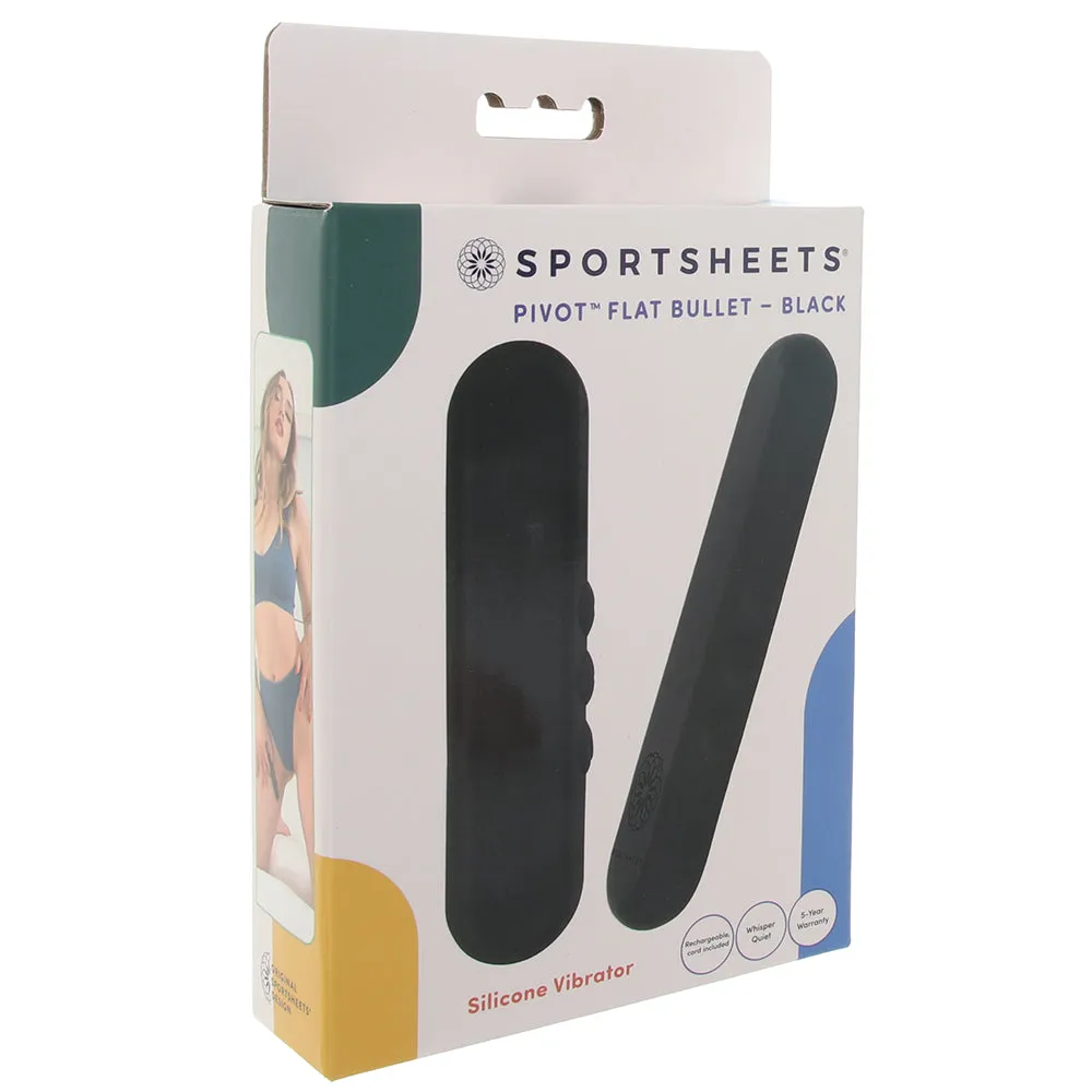 Pivot Flat Bullet Vibe in Black