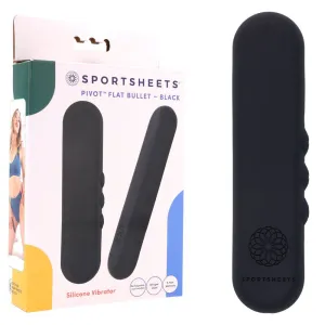Pivot Flat Bullet Vibrator - Black