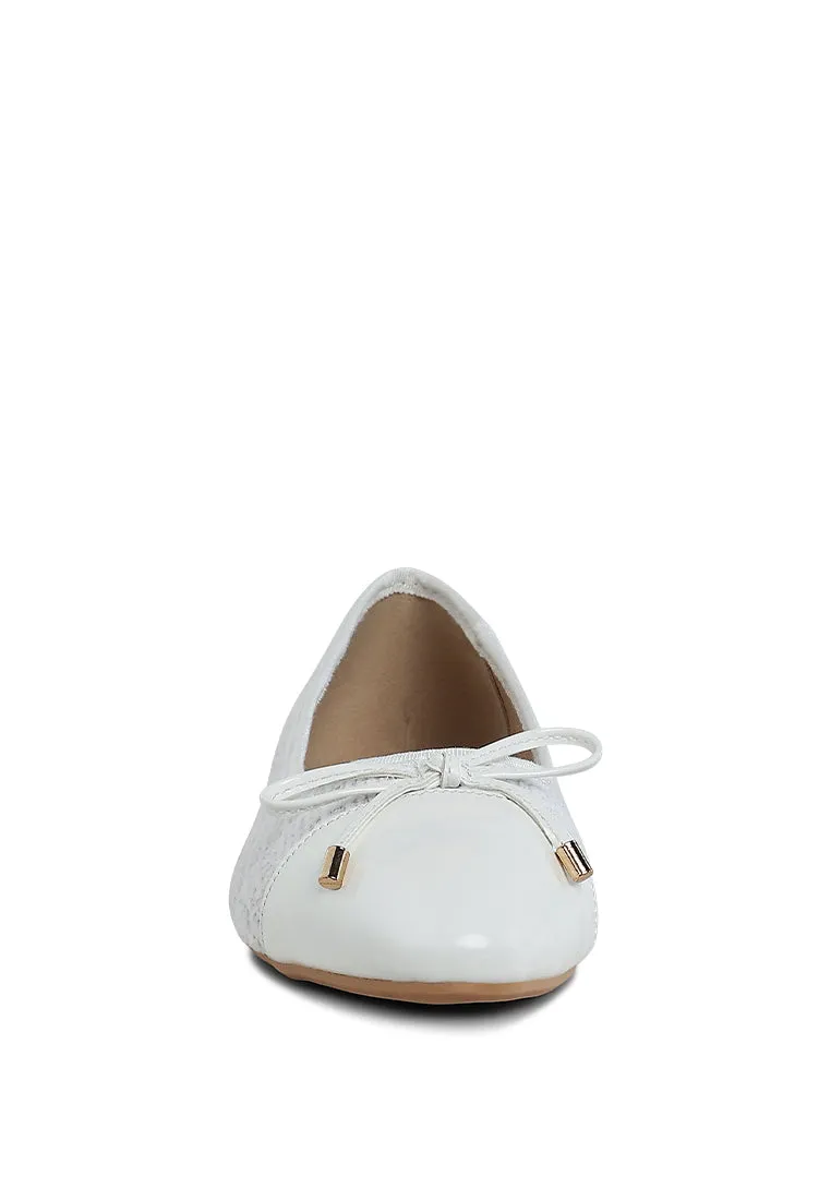 Plaid Tweed Ballet Flats By MODE