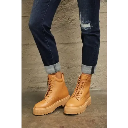 Platform Combat Boots