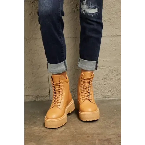 Platform Combat Boots