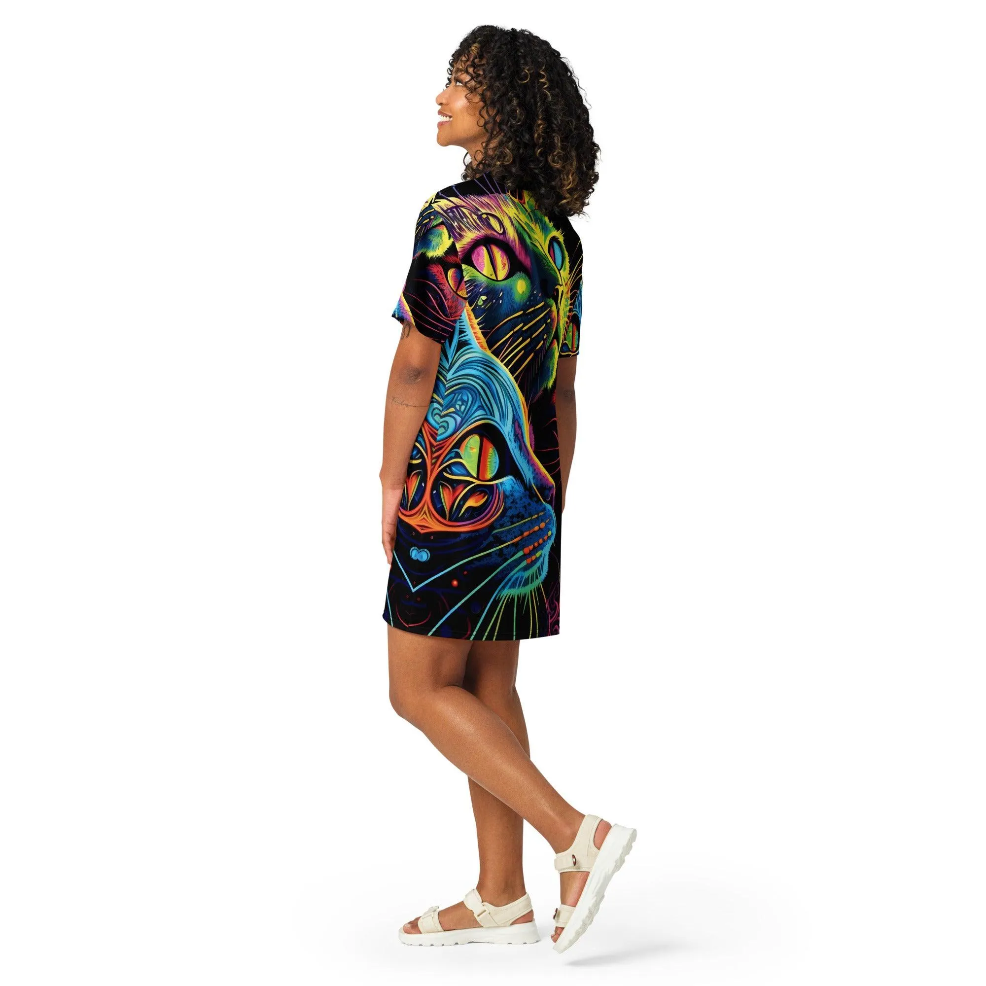 Playful Festival T-Shirt Dress